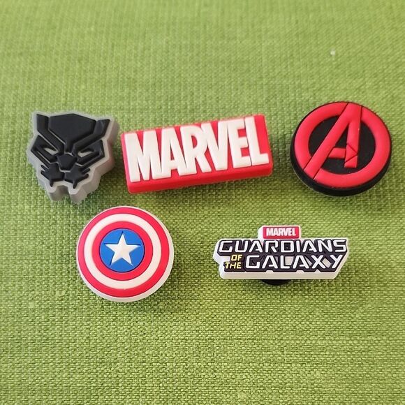 Jibbits For Crocs MARVEL set of 5 - Picture 1 of 2